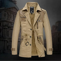 Alcira | Zeitloser und eleganter Sommermantel in Khaki