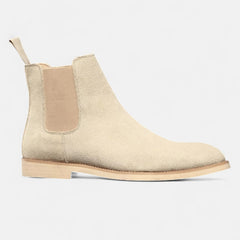 Leon | Chelsea-Stiefel aus edlem Wildleder in Beige