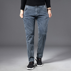 Leon - Stretch-Denim Jeans in Blau