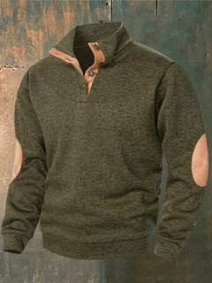 SASCHA - ROLLKRAGENPULLOVER in Militärgrün