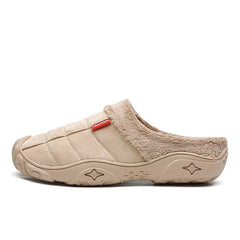 Unisex Hausschuhe – Weich und Orthopädisch für Warmen Komfort in Beige