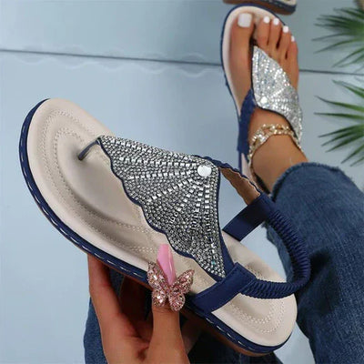 Trudi® | Orthopädische Sandalen mit Kristallen
