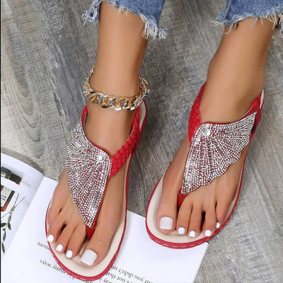 Trudi® | Orthopädische Sandalen mit Kristallen