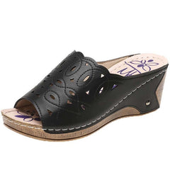 Samantha® | Fröhliche Damensandalen in Schwarze Schuhe