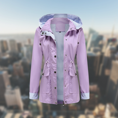 ZURY - Die winddichte und stylische Jacke in Lila