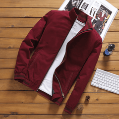 Gregor - Die Elegante Und Einzigartige Jacke in Weinrot