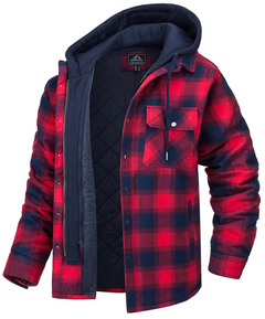 Redmund - Herren Freizeitjacke für den Alltag in Rot