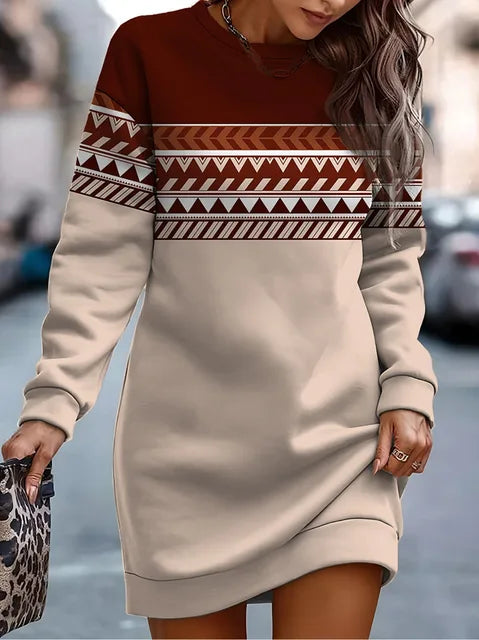 Azteken-Pullover-Kleid