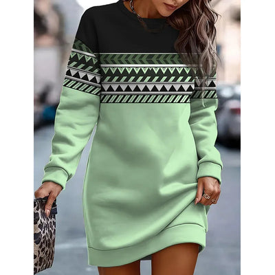 Azteken-Pullover-Kleid