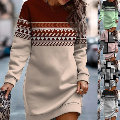 Azteken-Pullover-Kleid