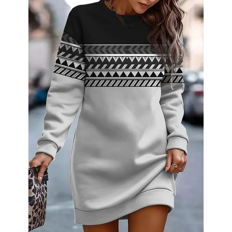 Azteken-Pullover-Kleid