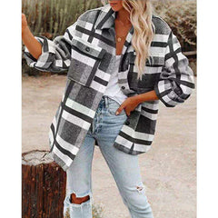 Ausgefallene Damen Jacke in grau