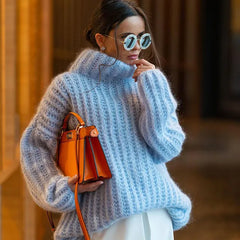 Vibe - Pullover gestrickt in Blau