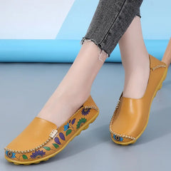 സ്റ്റെല്ല (Stella)® | Moderne Mokassins Halbschuhe Mode in Gelb
