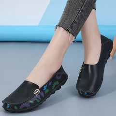 സ്റ്റെല്ല (Stella)® | Moderne Mokassins Halbschuhe Mode in Schwarz