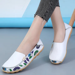 സ്റ്റെല്ല (Stella)® | Moderne Mokassins Halbschuhe Mode in Weiß