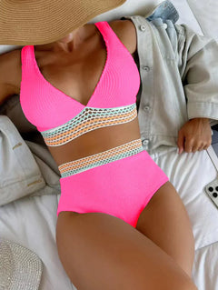 Iolanda® | Badeanzug mit Trägerband in Rosa