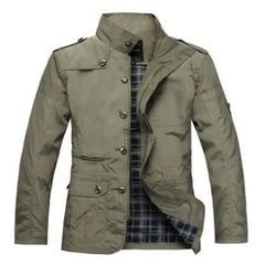 Wasserdichte Winterjacke für Männer in Beige
