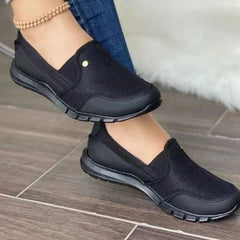 Suzanne® | Moderne atmungsaktive Fashion-Halbschuhe in Schwarz