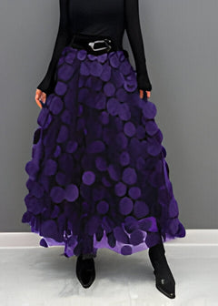 Uliana | Eleganter und lässiger Winterrock in Violett