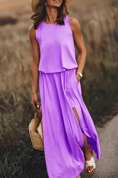 Thalea - Kleid - Rundhalsausschnitt