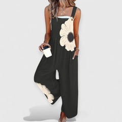 Cindy | Ärmelloser Jumpsuit in Schwarz