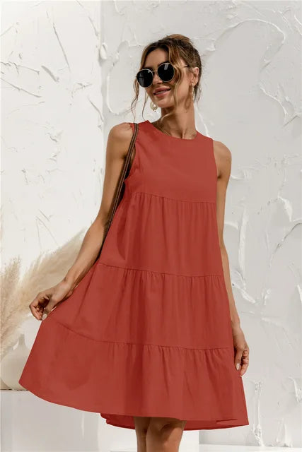 Ilka - Sommerkleid - Lässig knielang