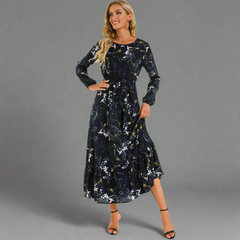 Gottliebe | Elegantes Boho-Maxikleid aus Chiffon in 6