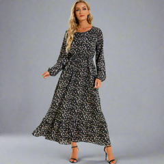 Gottliebe | Elegantes Boho-Maxikleid aus Chiffon in 9
