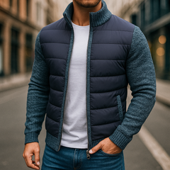 Ronja | Premium Fleecejacke für Herren in Marineblau
