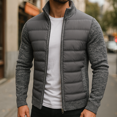 Ronja | Premium Fleecejacke für Herren in Dunkelgrau