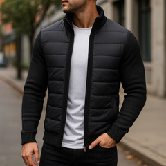 Ronja | Premium Fleecejacke für Herren in Schwarz