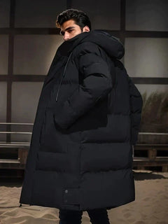 ALFRED – Warmer, wasserdichter Wintermantel in Schwarz