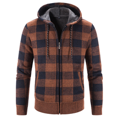 PREMIUM CORE - SWEATJACKE - BERKEL in Braun