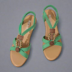 Odalhilde | Bequeme Sandalen für empfindliche Füße in Hellgrün