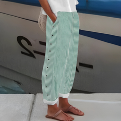 Mila™ | Soft-Line-Hose mit Seitentaschen in Grün