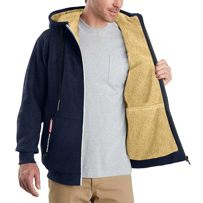 TOMMY - Kapuzenpullover mit Reißverschluss aus Fleece