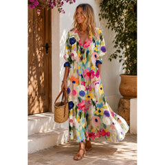 Zariah | Elegantes Maxikleid im Boho-Stil in Mehrfarbig 1