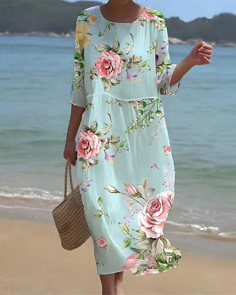 Veronika® | Kleid mit Blumenmuster