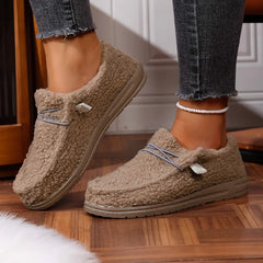 Snuggleez™ - Warme Kuschelige Weiche Hausschuhe in Khaki