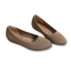 Vivienne - Schuhe - Bequemer Ballerina in Khaki