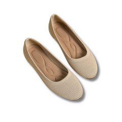 Vivienne - Schuhe - Bequemer Ballerina in Beige