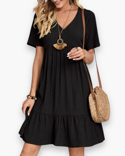 Damen Lässiges Bohemian Kleid | Mini