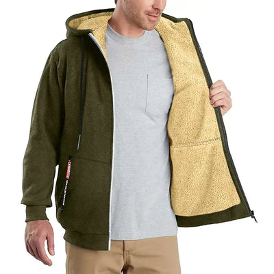 TOMMY - Kapuzenpullover mit Reißverschluss aus Fleece