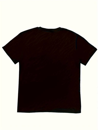 Herz-Print Kurzarm-T-Shirt für Damen