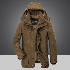 Henry | Winterjacke in Kaffee