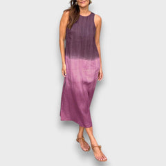 Elvani – Midikleid im sanften Farbverlauf in Lila