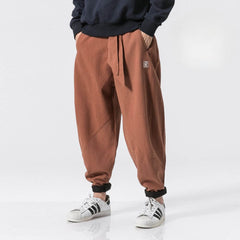 Akio | Bequeme Haremhose in Terrakotta
