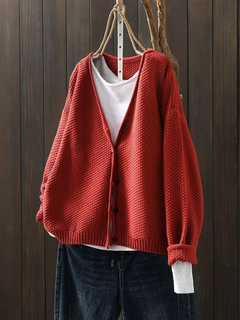 Amore | Strickcardigan in Rot