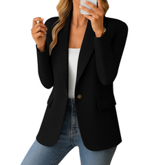 Annette™ | Eleganter Blazer in Schwarz